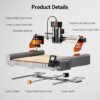 Artsian CNC Router Machine – 300W 4 Axis Desktop CNC Engraver
