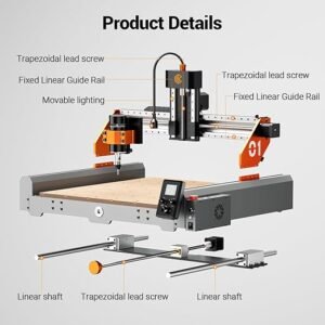 Artsian CNC Router Machine – 300W 4 Axis Desktop CNC Engraver