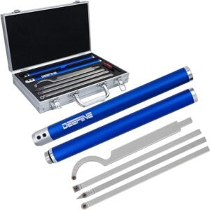Carbide Tip Wood Lathe Turning Tool Kit – Interchangeable Carbide Tools