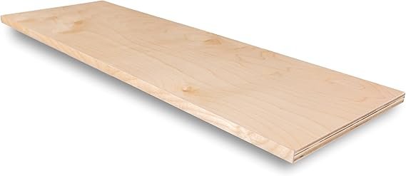 Custom Birch Shelves Cut to Order – 3/4 Inch Cabinet Replacement Shelf