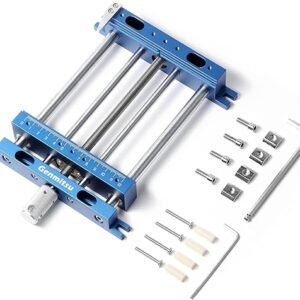 Genmitsu Aluminum Bench Vise Clamp – High Precision CNC Router Clamp
