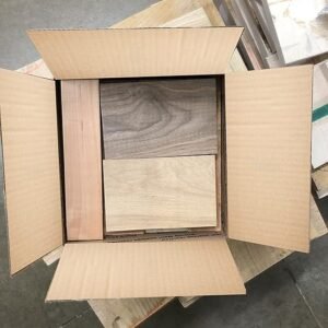 Hardwood Lumber Assortment – Mixed Species Hobby Wood Boards Box