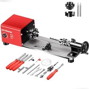 Mini Wood Lathe – Variable Speed Benchtop Lathe