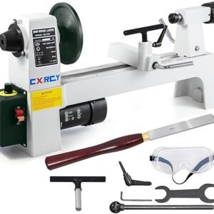 Mini Wood Lathe – Variable Speed Benchtop Lathe