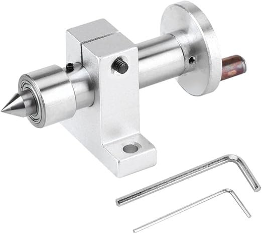 Adjustable Double Bearing Live Center Precision Revolving Center for Mini Lathe