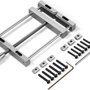 Aluminum Bench Vise Clamp High Precision CNC Router Clamp