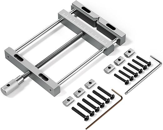 Aluminum Bench Vise Clamp High Precision CNC Router Clamp