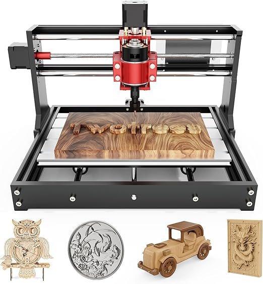 CNC Router Machine All Metal Axis Desktop CNC Engraver