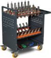 CNC Tool Storage Cart Wheeled Tool Management Cart