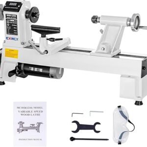 CXRCY Wood Lathe Variable Speed Benchtop Wood Lathe