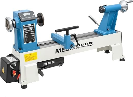 Digital Display Wood Lathe Variable Speed Benchtop Lathe