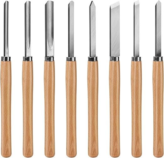 HAUTMEC WW Wood Turning Chisel Set Lathe Tools