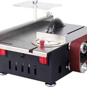 Mini Table Saw & Belt Sander – Portable DIY Cutting Machine