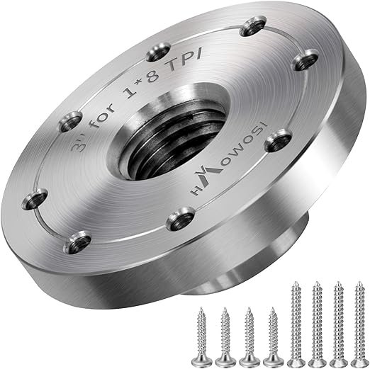 Steel Wood Lathe Faceplate TPI Woodturning Face Plate
