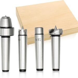 Wood Lathe Center Set Live Center, Drive Spur & Cup Center Kit