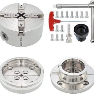 Wood Lathe Chuck Set Self Centering Jaw Turning Chuck