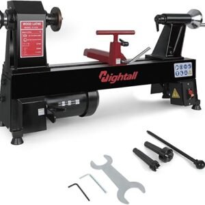 Wood Lathe Machine Benchtop Variable Speed Lathe