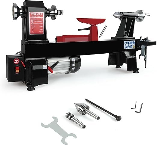 Wood Lathe MachineVariable Speed Benchtop Lathe