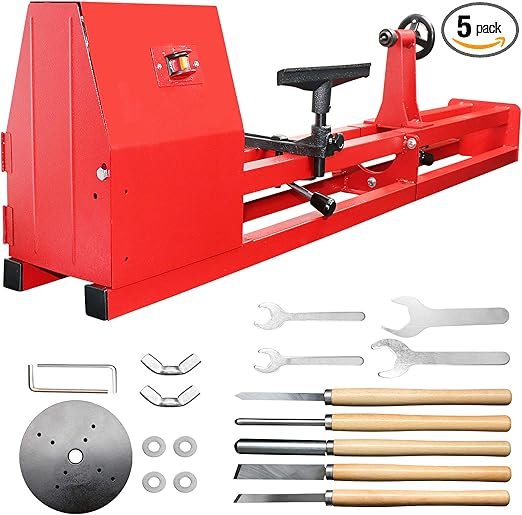 Wood Lathe Speed Benchtop Wood Turning Machine