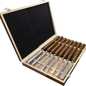 Wood Turning Tools Long Beech Handle Lathe Chisel Set