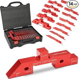 Woodworking Table Setup Blocks – Precision Alignment Gauge Set