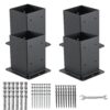 Black Powder Coated Steel