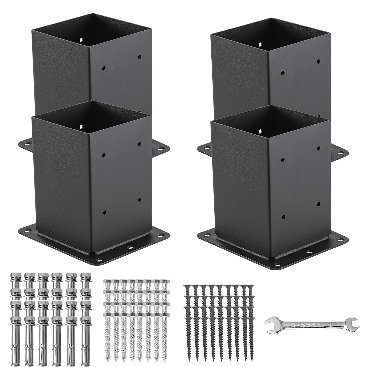 Black Powder Coated Steel