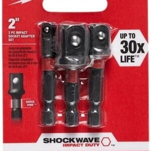 Milwaukee SHOCKWAVE Socket Adapter Set