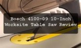 Bosch 4100-09 10-Inch Worksite Table Saw Review